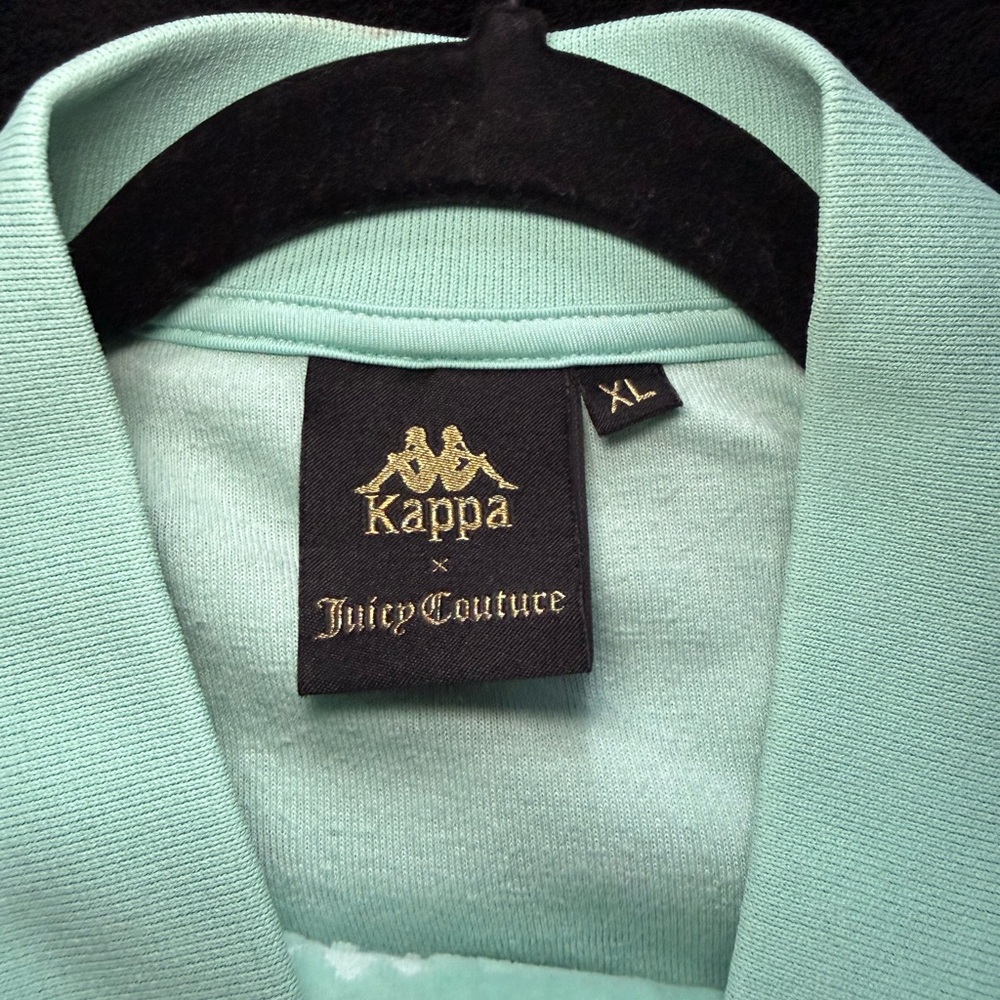 Kappa x Juicy Couture Mint Green zip up & pants - Picture 2 of 6